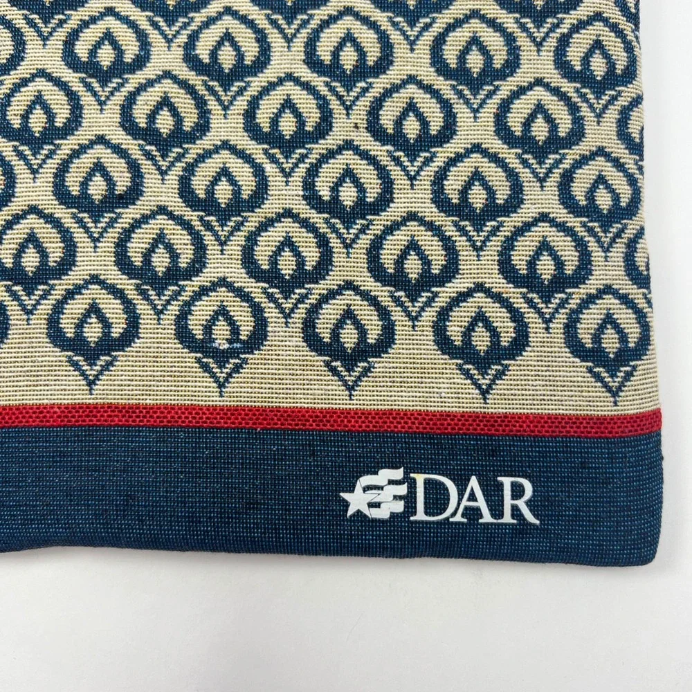 DAR Pouch Bag Woven Daughters of American Revolution Rise and Shine Patriotic